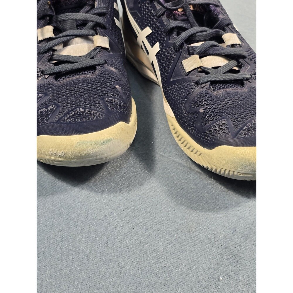 ASICS Women's Sz 7.5 GEL-Resolution 8 Tennis/Pickleball Shoes in Peacoat/White - Picture 12 of 16